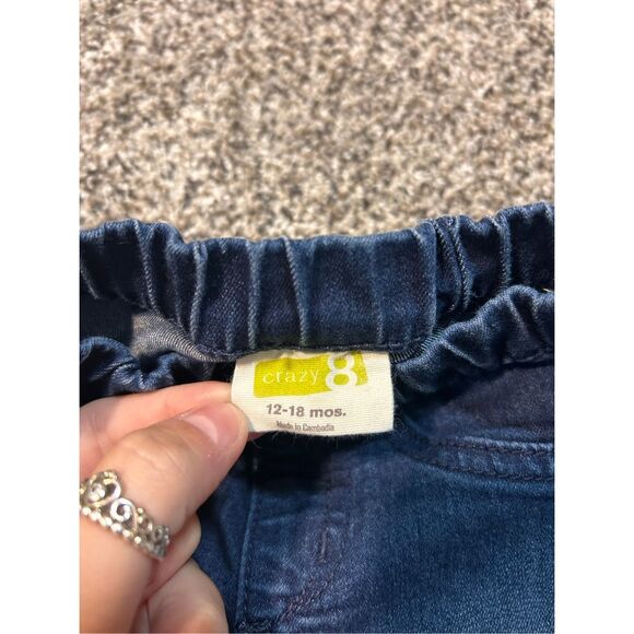 Crazy 8 jeans size 12-18 months C19-11 - Picture 3 of 3